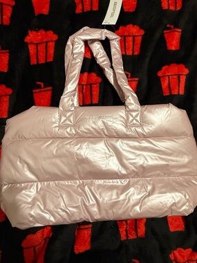 Marc Jacobs Light Pink Quilted Puffer Tote